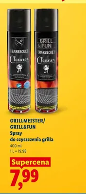 Spray do czyszczenia grilla Grillmeister Grill&Fun promocja w Lidl