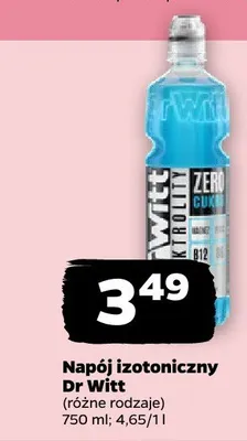 Napój izotoniczny Dr Witt promocja w Netto