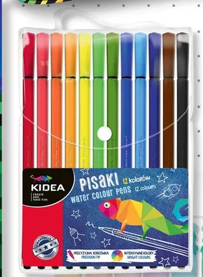 Pisaki Kidea 12 kolorów promocja w POLOmarket