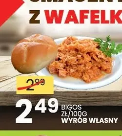 Bigos Wyrób Własny promocja w Wafelek