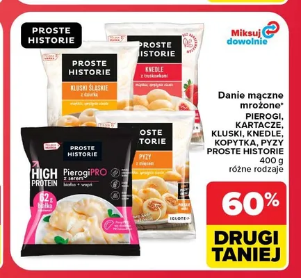 Pierogi PRO z serem Proste Historie promocja w Carrefour Market