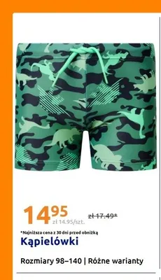 Kąpielówki promocja w Action