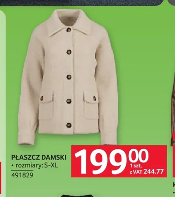 Płaszcz damski promocja w Selgros
