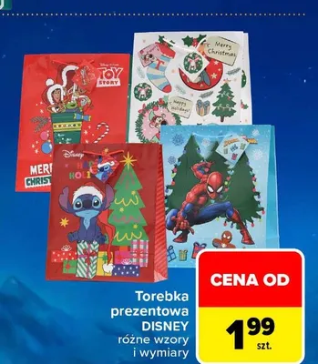 Torebka prezentowa Disney promocja w Carrefour