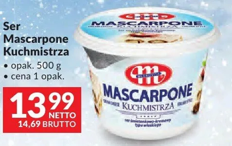 Ser Mascarpone Kuchmistrza promocja w Makro