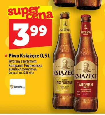 Piwo Książęce Wiedeński Lager promocja w TOPAZ