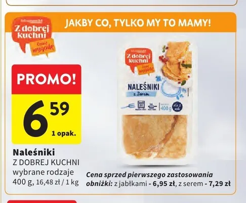 Naleśniki Z Dobrej Kuchni z jabłkami promocja w Intermarche