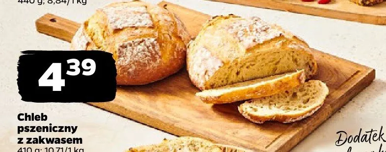 Chleb pszenny z zakwasem promocja w Netto