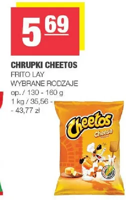 Chrupki Cheese Cheetos promocja w SPAR