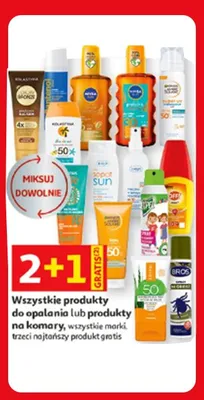 Produkty do opalania promocja w Auchan