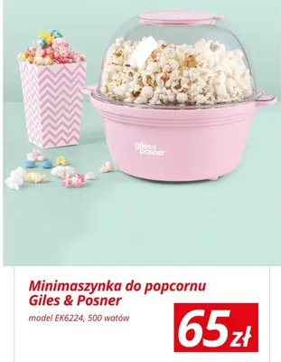 Minimaszynka do popcornu Giles & Posner promocja w KiK