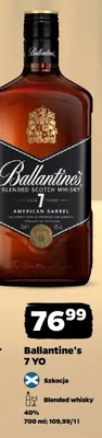 Whisky Ballantine's 7 YO promocja w Netto