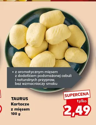 Kartacze z mięsem Taurus promocja w Kaufland