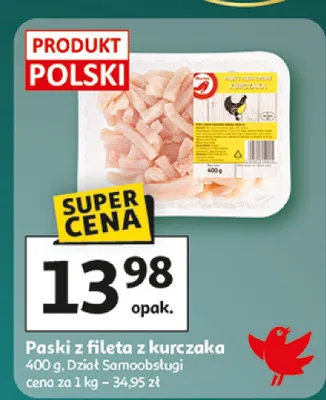 Paski z fileta z kurczaka promocja w Auchan