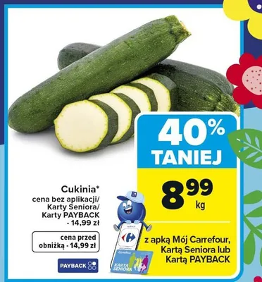 Cukinia promocja w Carrefour Market