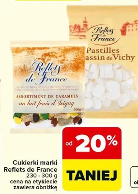 Cukierki marki Reflets de France OD -20% promocja w Carrefour Market