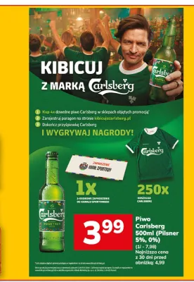 Piwo Carlsberg Pilsner promocja w Hitpol