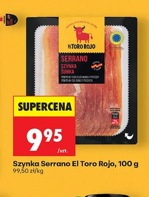 Szynka Serrano El Toro Rojo promocja w Biedronka