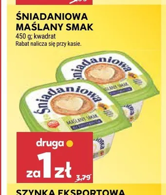 Margaryna Śniadaniowa Maślany Smak promocja w Stokrotka