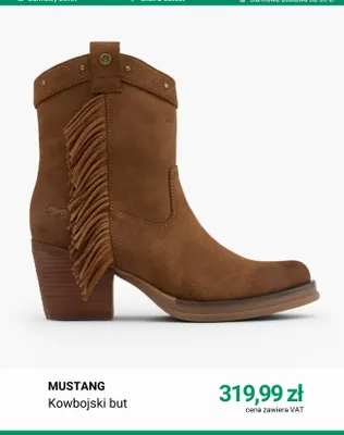 Kowbojski but Mustang promocja w Deichmann