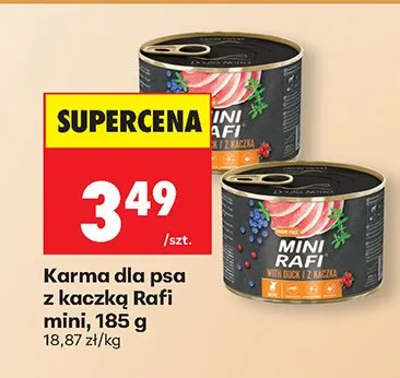 Karma dla psa z kaczką mini promocja w Biedronka