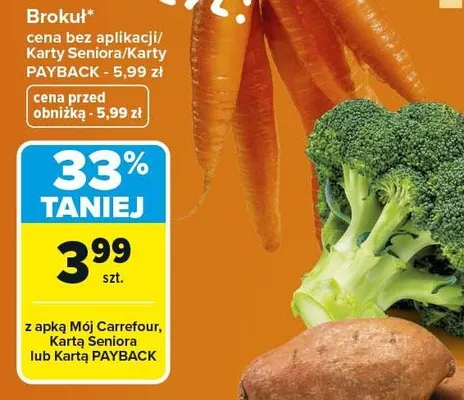 Brokuł Carrefour Market promocja w Carrefour Market