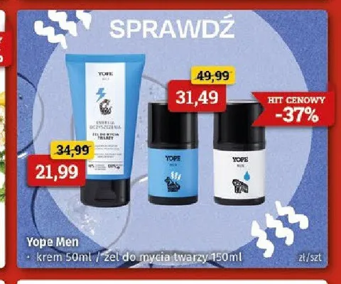 Żel do mycia twarzy Yope Men promocja w Drogeria Kosmyk