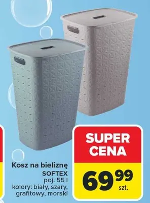 Kosz na bieliznę Sortex promocja w Carrefour Market