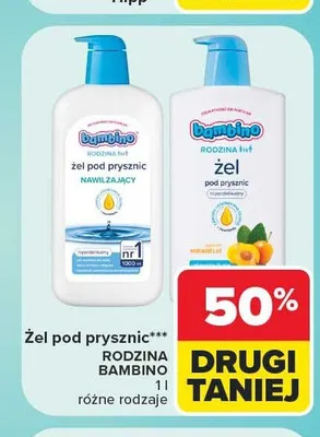 Żel pod prysznic Bambino Rodzina promocja w Carrefour Market