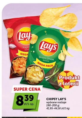 Chipsy Lay's Green Onion promocja w Euro Sklep