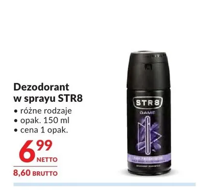 Dezodorant w sprayu STR8 150 ml promocja w Makro