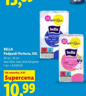Podpaski Bella Perfecta Ultra Rose promocja w Lidl