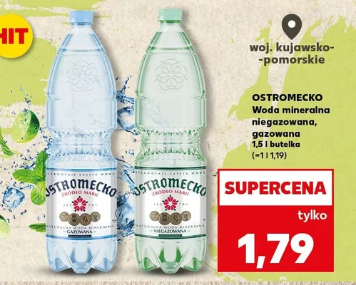 Woda mineralna niegazowana, gazowana promocja w Kaufland