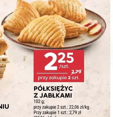 Półksiężyc z jabłkami promocja w Stokrotka