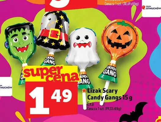 Lizak Scary Candy Gangs promocja w TOPAZ