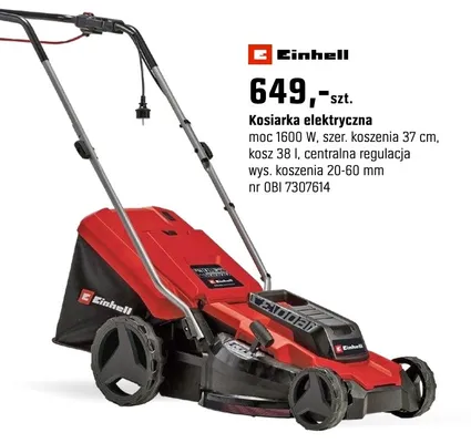 Kosiarka elektryczna promocja w OBI