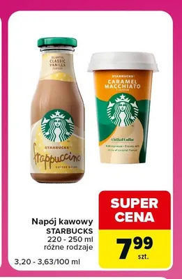Napój kawowy Starbucks Caramel Macchiato promocja w Carrefour Market