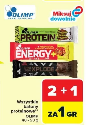 Wszystkie batony proteinowe promocja w Carrefour Market