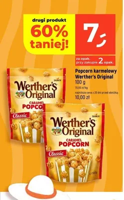 Popcorn karmelowy Werther's Original Classic promocja w Dealz