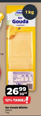 Ser Gouda, plastry promocja w Netto