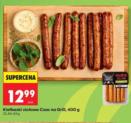 Kiełbaski ziołowe Czas na Grill promocja w Biedronka