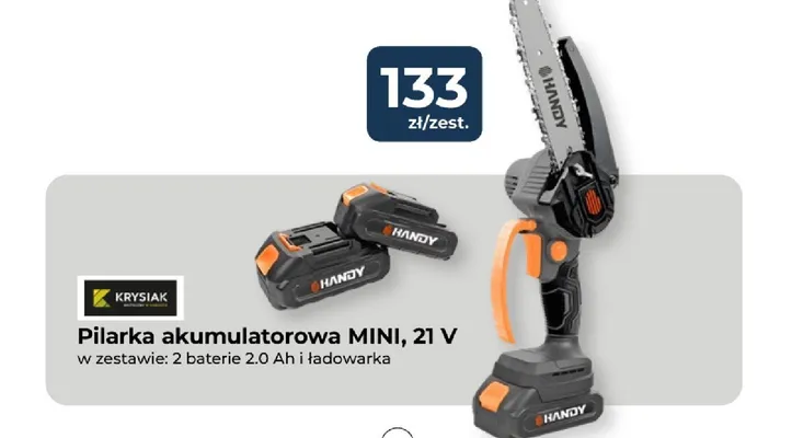 Pilarka akumulatorowa MINI 21V promocja w PSB Mrówka
