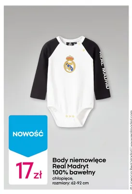 Body niemowlęce Real Madryt promocja w Pepco