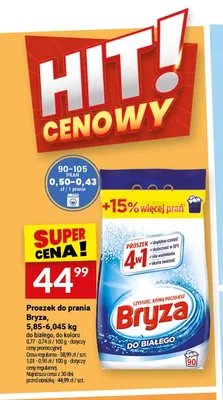 Proszek do prania Bryza do białego promocja w Twój Market
