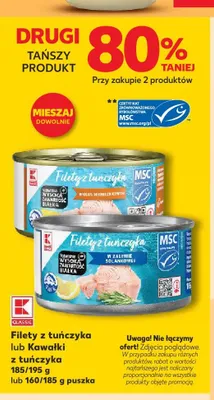 Kawałki z tuńczyka K-Classic promocja w Kaufland