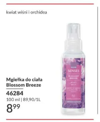 Mgiełka do ciała Blossom Breeze Avon Senses promocja w AVON
