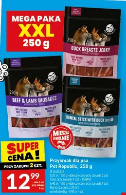 Przysmak dla psa Pet Republic Duck Breasts Jerky promocja w Twój Market