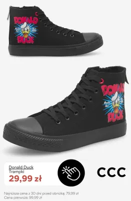 Trampki Donald Duck promocja w CCC