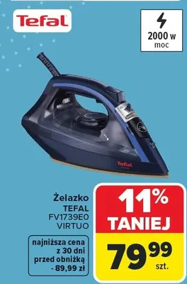 Żelazko TEFAL FV1739E0 VIRTUO promocja w Carrefour