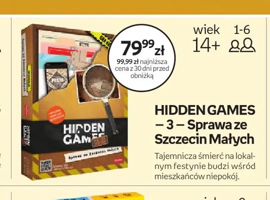 Gra Hidden Games 3 Sprawa ze Szczecin Małych promocja w Empik